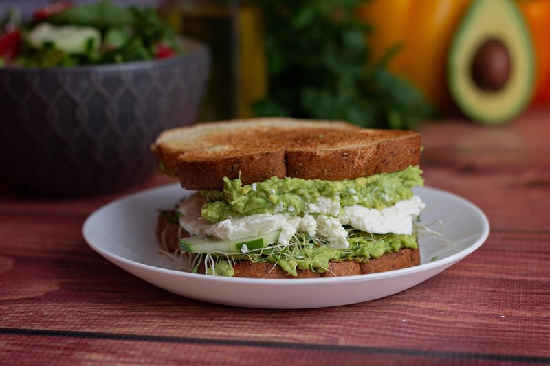Vegetable Omelette with Whole Grain Toast